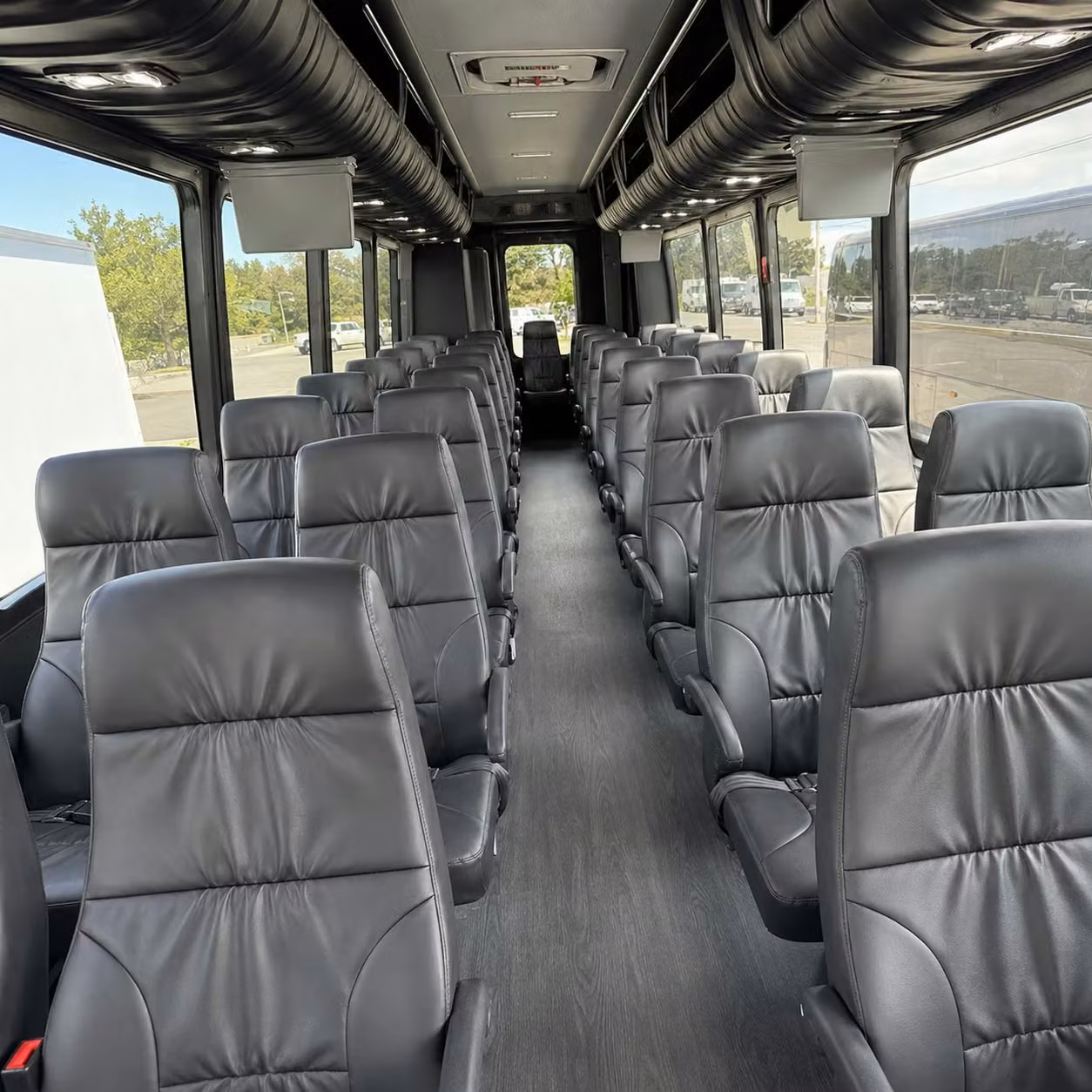 25 passenger minibus inside