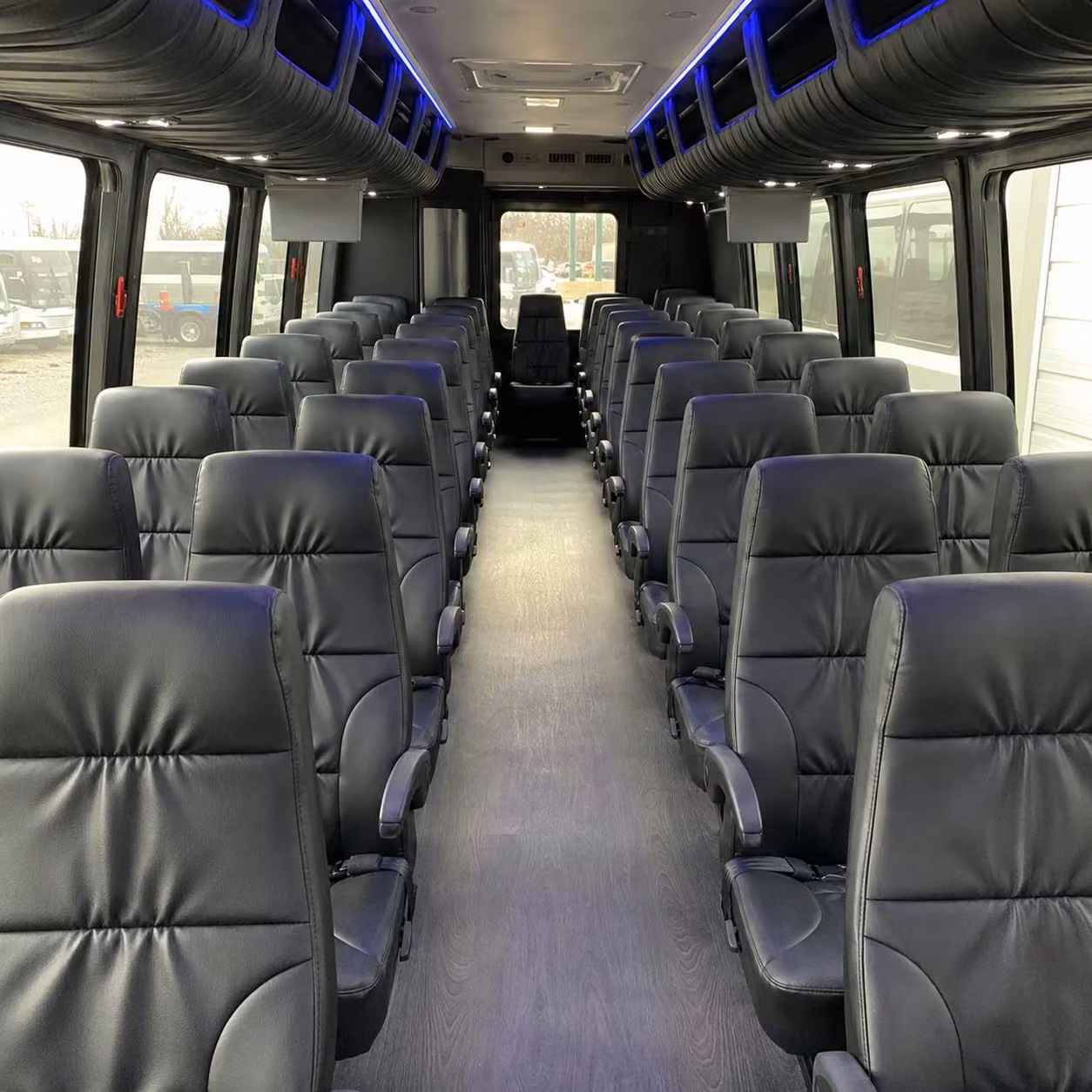 30 passenger minibus inside