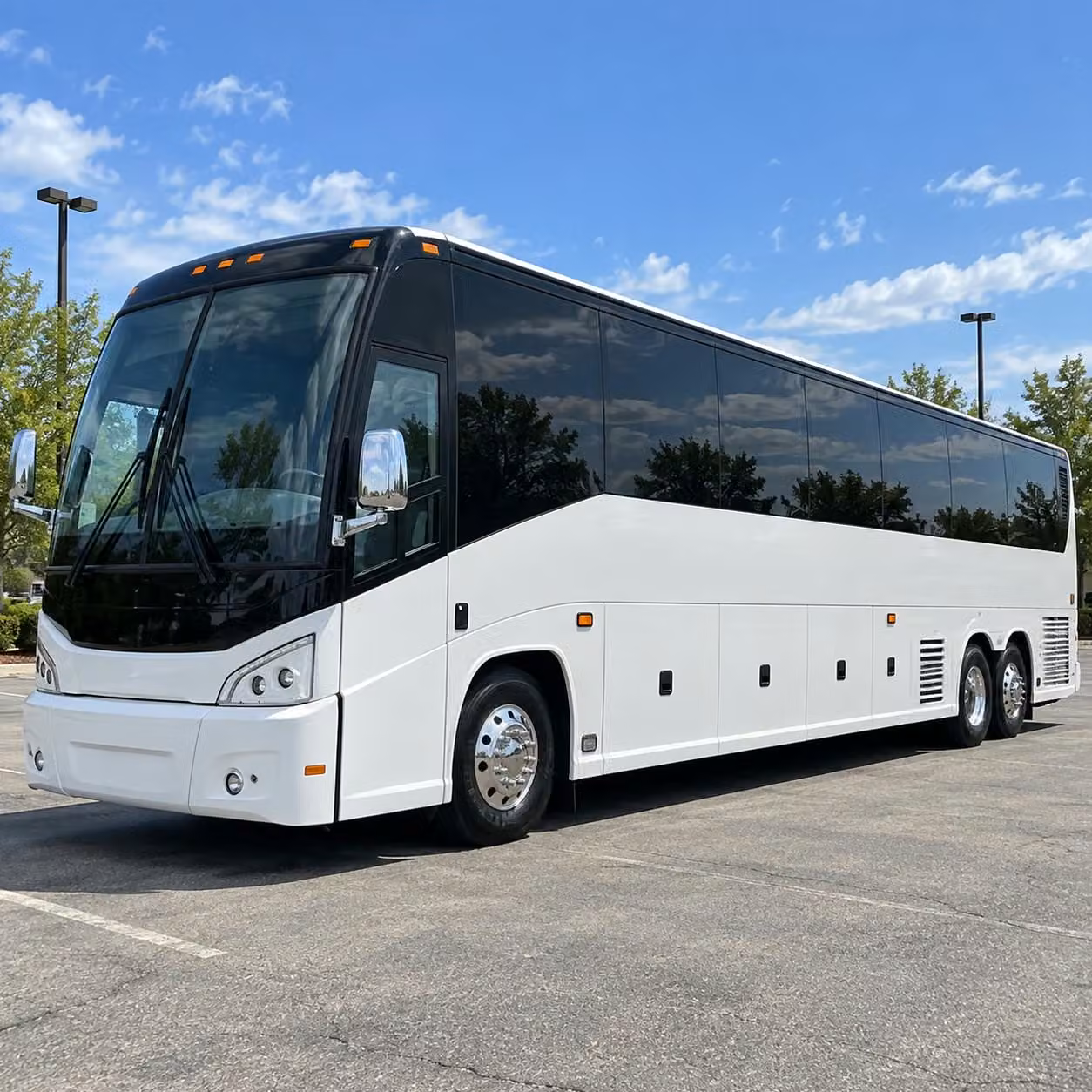 fan bus rentals for atlanta falcons and braves games from johns creek