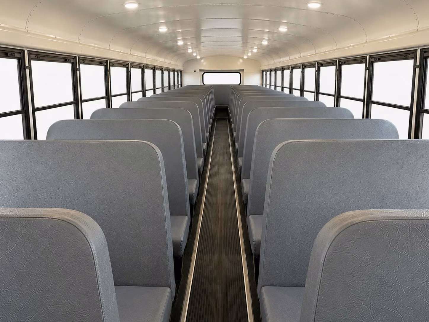 school bus inside